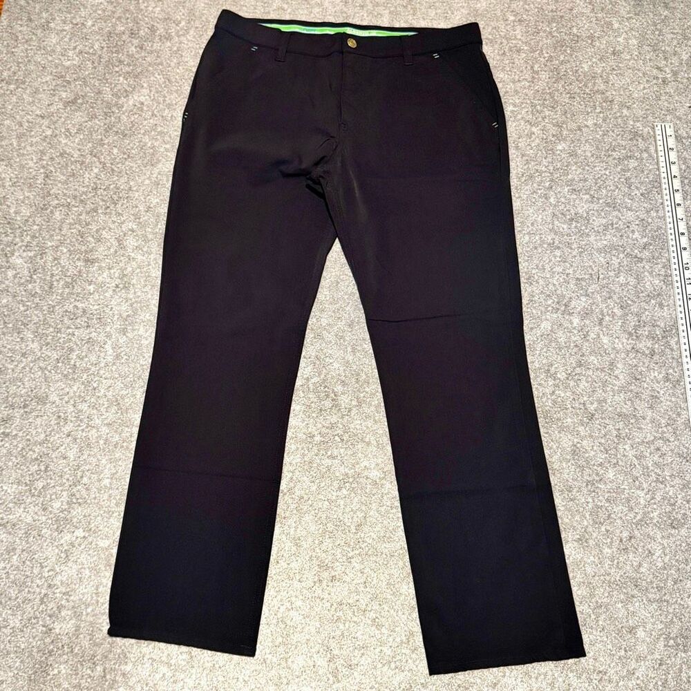 Alberto PRO 3X Dry Flat Front Performance Chinos. Size 52/US 34. Navy Blue.